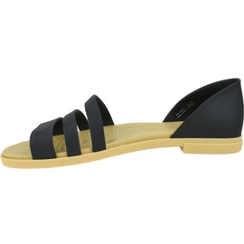 Crocs Tulum Open Flat W 206109-00W negro 1 Crocs Tulum Open Flat W 206109-00W negro 1