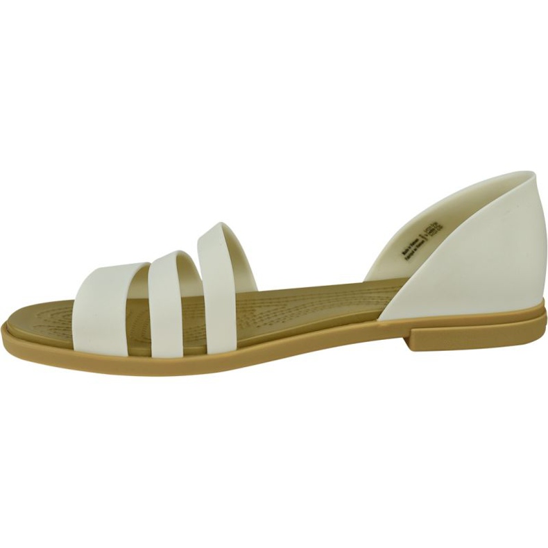 Crocs Tulum Open Flat W 206109-1CQ blanco 1 Crocs Tulum Open Flat W 206109-1CQ blanco 1