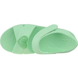Sandalia Crocs Classic con tiras cruzadas K 206245-3TI ['azul'] verde 2