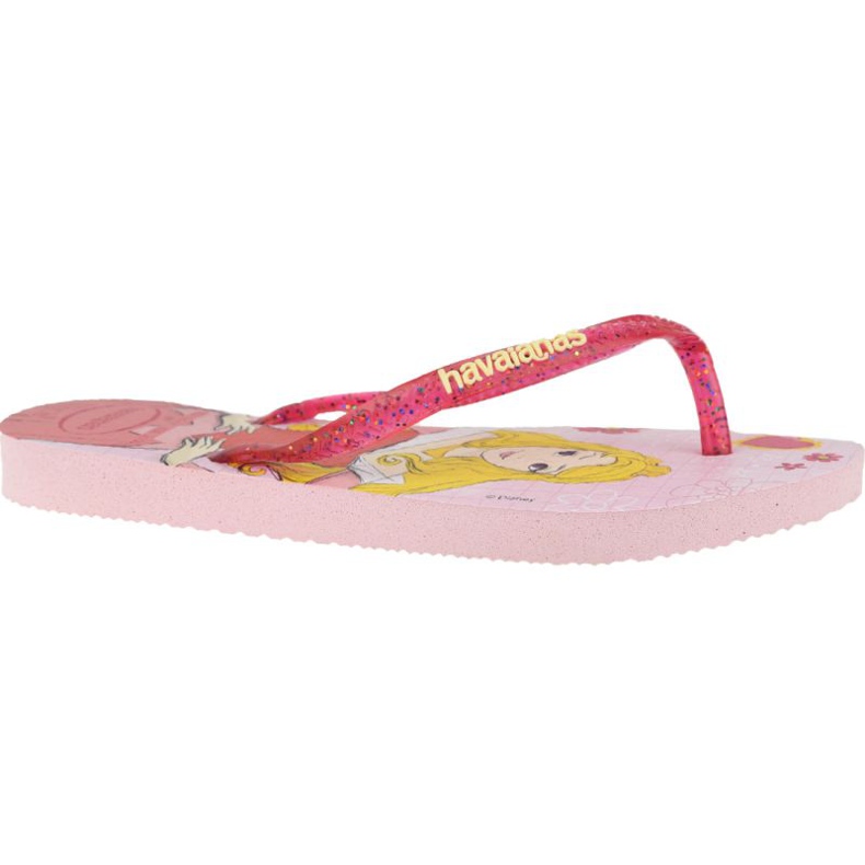 Pantuflas Havaianas Jr 4123328-7818 rosa 1