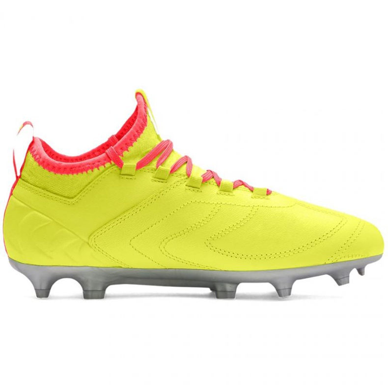 Botas de fútbol Puma One Jr 20.3 Osg Fg Ag 105972 01 rojo naranjas y rojos 1