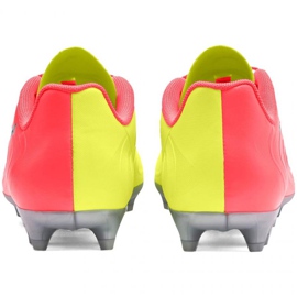 Botas de fútbol Puma One Jr 20.4 Osg Fg Ag 105973 01 rojo amarillos 4