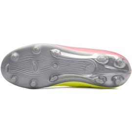 Botas de fútbol Puma One Jr 20.4 Osg Fg Ag 105973 01 rojo amarillos 5