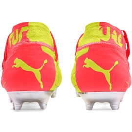 Botas de fútbol Puma Future 5.1 Netfit Osg Fg Ag Jr 105946 01 gris amarillo 4