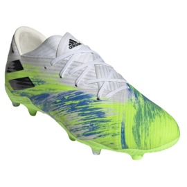 Botas de fútbol adidas Nemeziz 19.2 Fg M EG7220 multicolor verde 3
