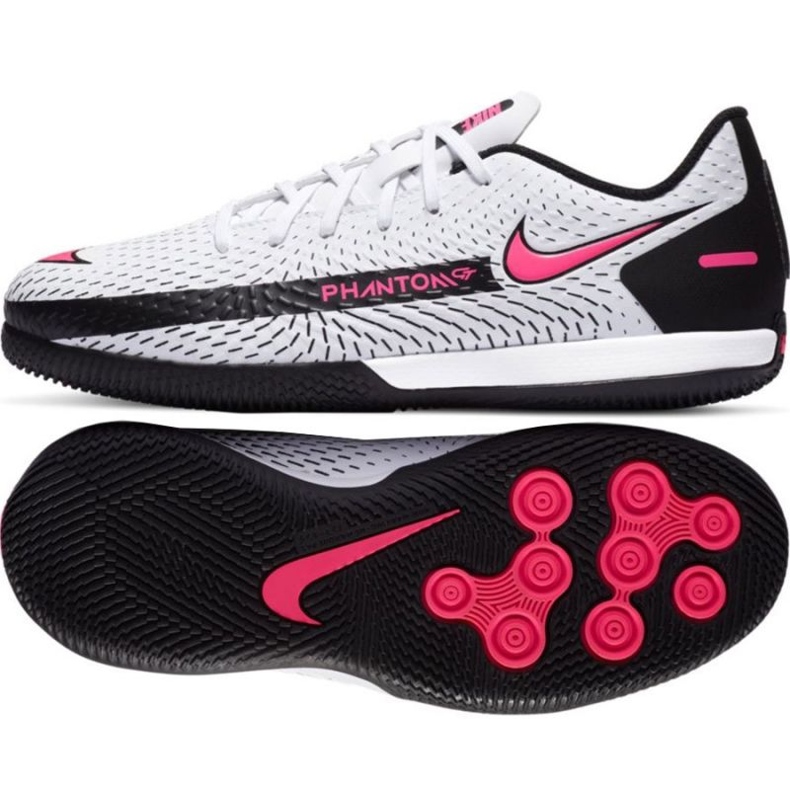 Zapatillas de fútbol Nike Phantom Gt Academy Ic Jr CK8480-160 multicolor blanco 1