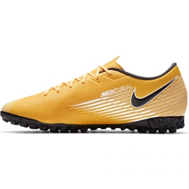 Calzado de fútbol Nike Mercurial Vapor 13 Academy Tf M AT7996 801 negro, naranja, amarillo amarillos 2