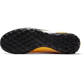 Calzado de fútbol Nike Mercurial Vapor 13 Academy Tf M AT7996 801 negro, naranja, amarillo amarillos 6