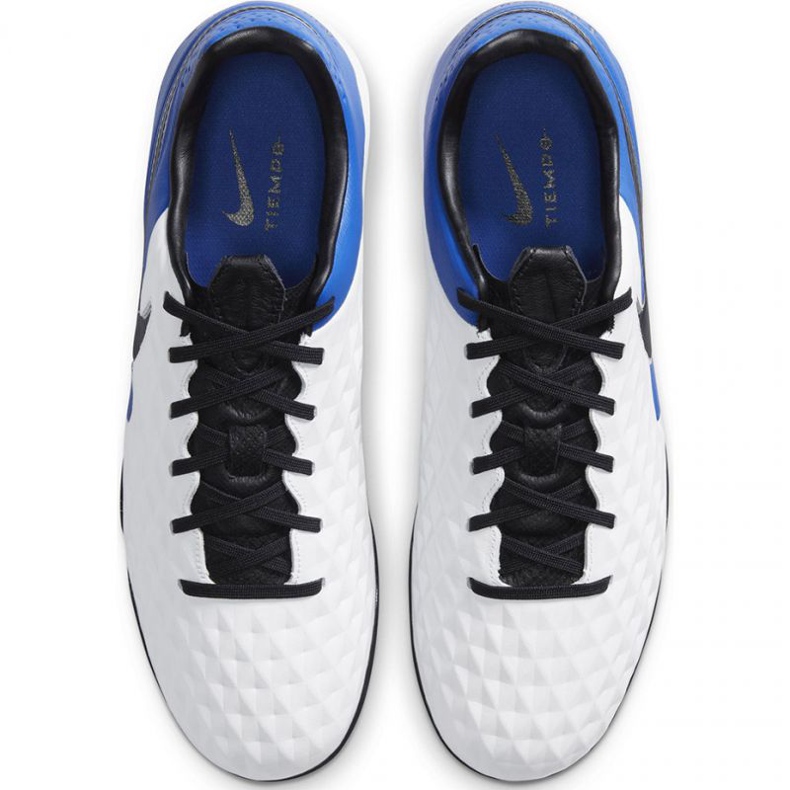 Botas de fútbol Nike Tiempo Legend 8 Pro Tf M AT6136 104 , blanco azul blanco 1 Botas de fútbol Nike Tiempo Legend 8 Pro Tf M AT6136 104 , blanco azul blanco 1