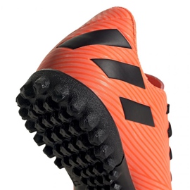 Botas de fútbol adidas Nemeziz 19.4 Tf Jr EH0503 multicolor naranja 4