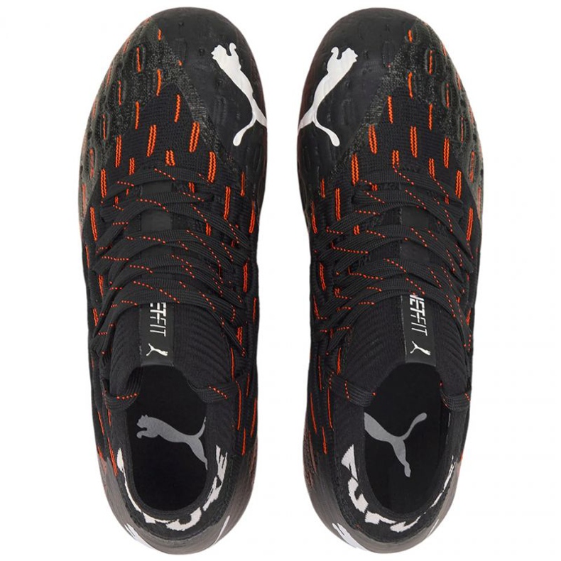 Botas de fútbol Puma Future 6.1 Netfit Fg Ag Jr 106200 01 multicolor negro 1