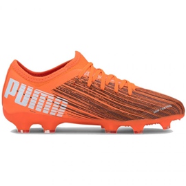 Botas de fútbol Puma Ultra 3.1 Fg Ag Jr 106098 01 multicolor, naranja naranjas y rojos 1