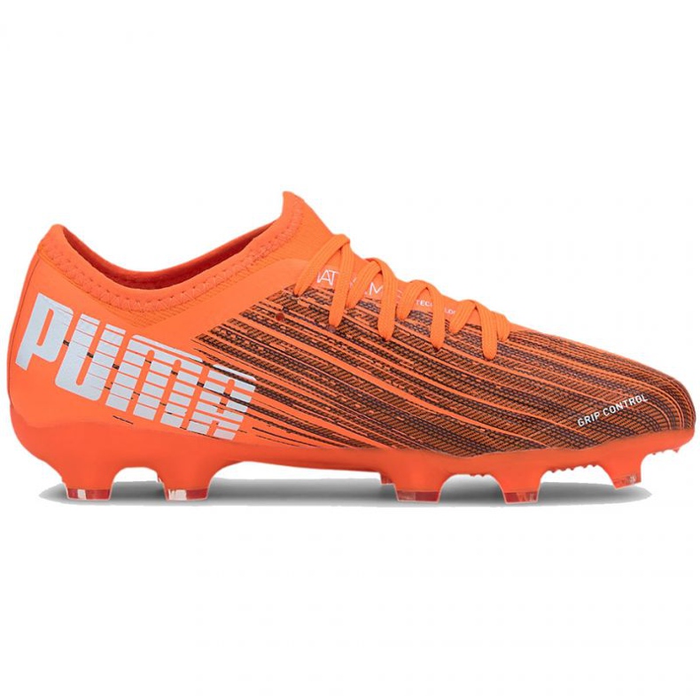Botas de fútbol Puma Ultra 3.1 Fg Ag Jr 106098 01 multicolor, naranja naranjas y rojos 1