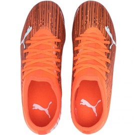 Botas de fútbol Puma Ultra 3.1 Fg Ag Jr 106098 01 multicolor, naranja naranjas y rojos 2