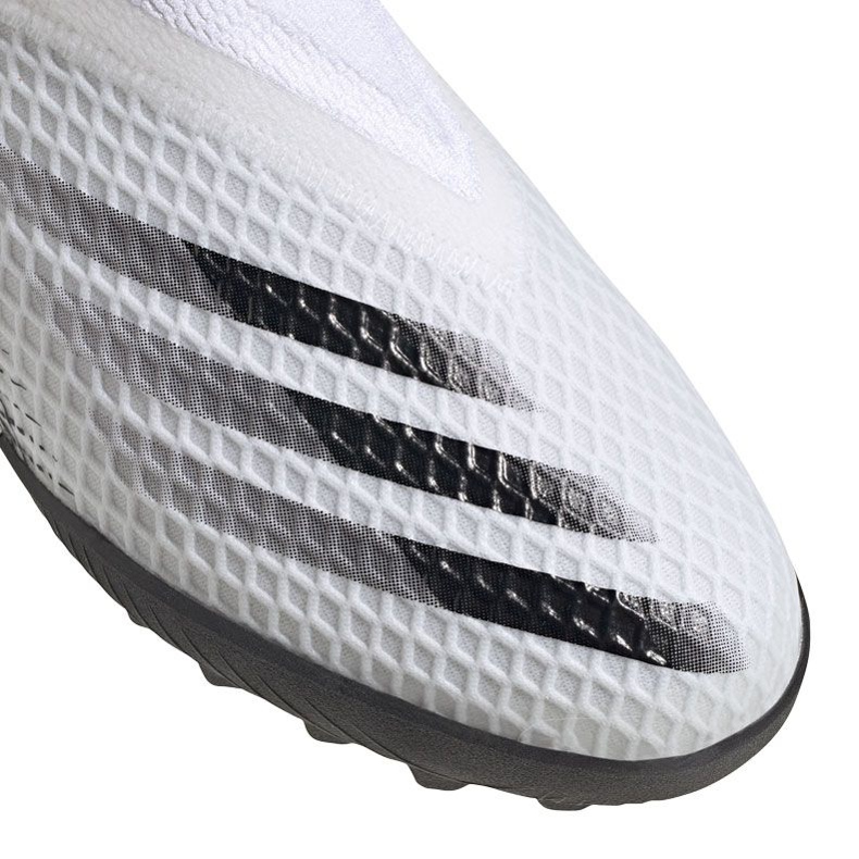 Botas de fútbol adidas X Ghosted.3 Ll Tf Jr EG8150 gris / plata, blanco, gris / plata blanco 1