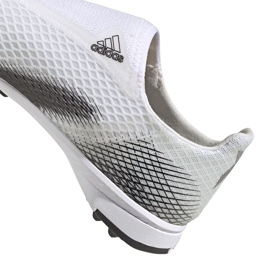 Botas de fútbol adidas X Ghosted.3 Ll Tf Jr EG8150 gris / plata, blanco, gris / plata blanco 6