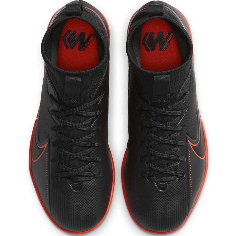 Zapatos de fútbol Nike Mercurial Superfly 7 Academy Ic Jr AT8135 060 gris negro 1 Zapatos de fútbol Nike Mercurial Superfly 7 Academy Ic Jr AT8135 060 gris negro 1