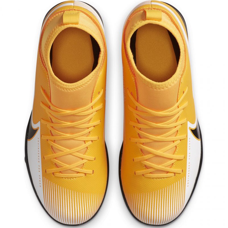 Zapatillas de fútbol Nike Mercurial Superfly 7 Club Tf Jr AT8156 801 amarillo blanco amarillos 1 Zapatillas de fútbol Nike Mercurial Superfly 7 Club Tf Jr AT8156 801 amarillo blanco amarillos 1
