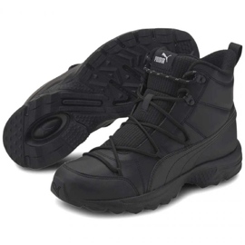 Bota Puma Axis Tr Wtr Mu M 374052 01 negro verde 2