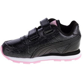 Puma Vista Glitz V Infants Jr 369721-10 negro rosa 1
