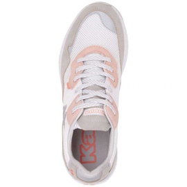 Zapatos Kappa Laverton W 242930 1021 blanco rosado gris 1