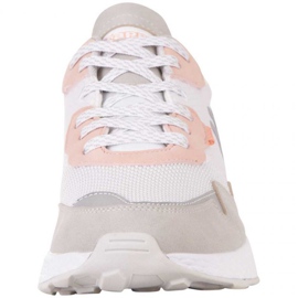 Zapatos Kappa Laverton W 242930 1021 blanco rosado gris 3