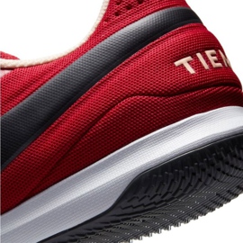 Zapatillas de fútbol Nike Tiempo Legend 8 Academy Ic M AT6099 608 rojo naranjas y tintos 3
