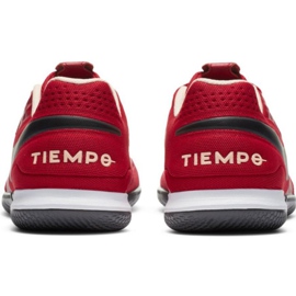 Zapatillas de fútbol Nike Tiempo Legend 8 Academy Ic M AT6099 608 rojo naranjas y tintos 4