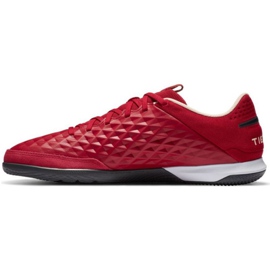 Zapatillas de fútbol Nike Tiempo Legend 8 Academy Ic M AT6099 608 rojo naranjas y tintos 5