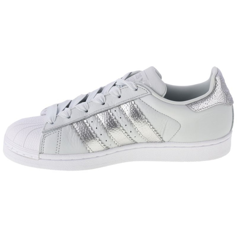 Zapatillas Adidas W Superstar W CG6452 blanco plata 1