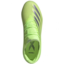 Botas de fútbol adidas X Ghosted.1 Fg Jr EG8180 multicolor verde 1