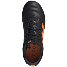 Botas de fútbol adidas Copa 20.1 Fg Jr EH0887 naranja, negro, naranja negro 5
