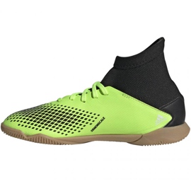 Botas de fútbol Adidas Predator 20.3 In Junior EH3028 multicolor verde 2