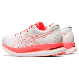 Zapatillas para correr Asics GlideRide Tokyo W 1012A943 100 blanco naranja 4