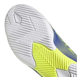 Zapatos de interior adidas Nemeziz 3 In Jr FY0818 negro, real azul 5
