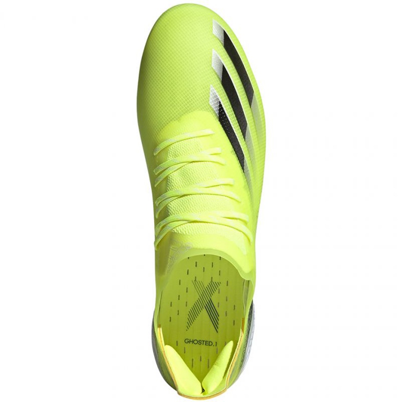 Botas de fútbol adidas X Ghosted.1 Fg M FW6898 verde, amarillo, neón verde 1
