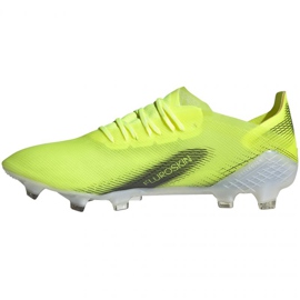 Botas de fútbol adidas X Ghosted.1 Fg M FW6898 verde, amarillo, neón verde 2