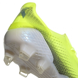 Botas de fútbol adidas X Ghosted.1 Fg M FW6898 verde, amarillo, neón verde 4