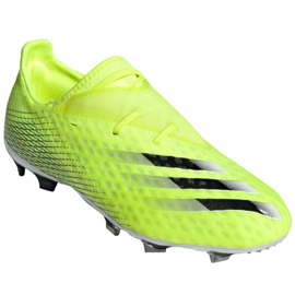 Botas de fútbol Adidas X Ghosted.2 Fg M FW6958 neón blanco, amarillo-verde verde 4