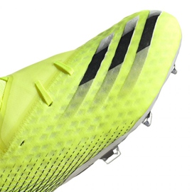 Botas de fútbol Adidas X Ghosted.2 Fg M FW6958 neón blanco, amarillo-verde verde 8