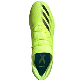 Botas de fútbol adidas X Ghosted.3 Fg M FW6948 neón blanco, amarillo-verde verde 3