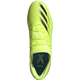 Botas de fútbol adidas X Ghosted.3 Fg M FW6948 neón blanco, amarillo-verde verde 5