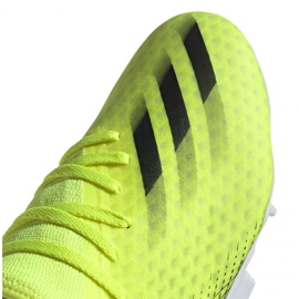Botas de fútbol adidas X Ghosted.3 Fg M FW6948 neón blanco, amarillo-verde verde 7