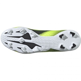 Botas de fútbol adidas X Ghosted.3 Fg M FW6948 neón blanco, amarillo-verde verde 9