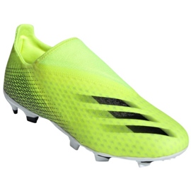 Botas de fútbol adidas X Ghosted.3 Ll Fg M FW6969 multicolor amarillos 4