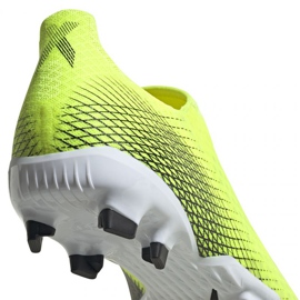 Botas de fútbol adidas X Ghosted.3 Ll Fg M FW6969 multicolor amarillos 8
