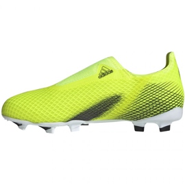 Botas de fútbol adidas X Ghosted.3 Ll Fg Jr FW6978 multicolor amarillo 6