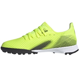 Botas de fútbol adidas X Ghosted.3 Tf Jr FW6926 multicolor amarillos 1