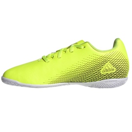 Botas de fútbol Adidas X Ghosted.4 In Jr FW6923 verde, amarillo neón verde 1