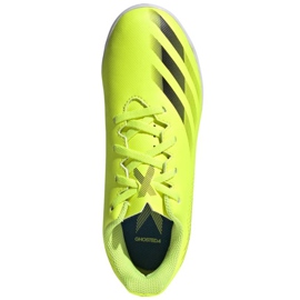 Botas de fútbol Adidas X Ghosted.4 In Jr FW6923 verde, amarillo neón verde 2